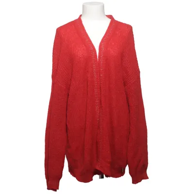 Cardigan (Red) from Anna Alpaca wool, Mohair, Polyamide