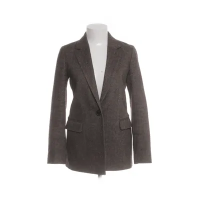 Blazer (Brun, Flerfarvet) fra Massimo Dutti Polyester, Silke