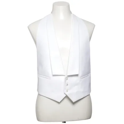 Tailcoat vest (White) from Cavaliere of Sweden Cotton