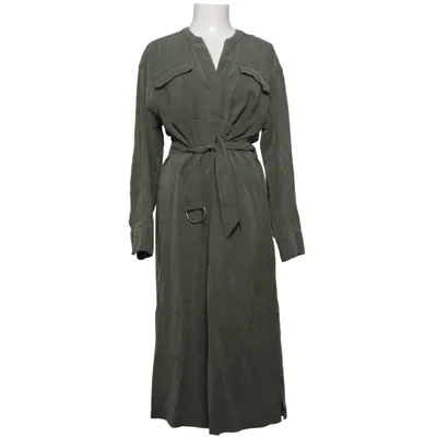 Shirt dress (Green) from MSCH Copenhagen Polyester, Viscose