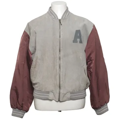 Veste universitaire (Beige, Rose, Gris) de Across Cuir, Nylon