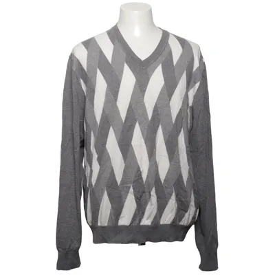Pull-over (Gris, Blanc) de Wolsey Coton