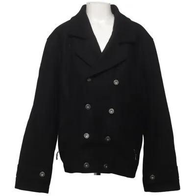 Pea coat (Black) from La Redoute Creation Polyester, Viscose, Wool