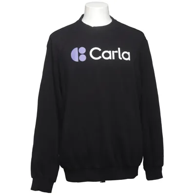 Collegetröja (Svart) från Carlings Ekologisk bomull, Återvunnen polyester