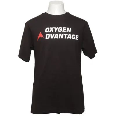 T-shirt (Zwart) van Oxygen Katoen, Polyester