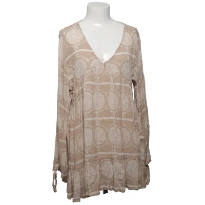 Jurk (Beige, Wit) van Amisu Viscose