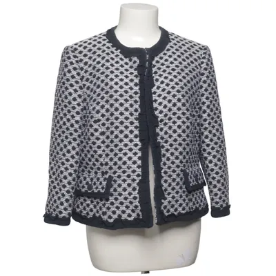 Jacket (Black, White) from Precis Petite Acrylic, Cotton, Linen, Polyester, Silk, Viscose