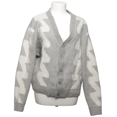 Cardigan (Gray, White) from Dr. Denim Polyamide, Wool