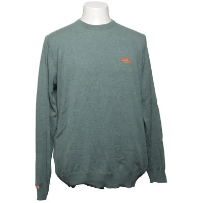 Tröja (Grön) från Superdry Vintage Akryl, Bomull