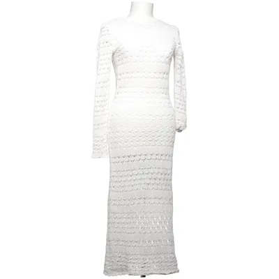 Långklänning (Vit) från Chiquelle Bomull, Polyester