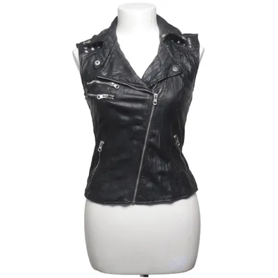 Bikerväst (Svart) från Forever 21 Polyester, Polyuretan