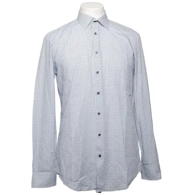Chemise (Blanc, Bleu) de Jake*s Collection Coton