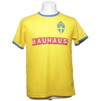 Fodboldtrøje (Gul, Blå) fra Sverige Polyester