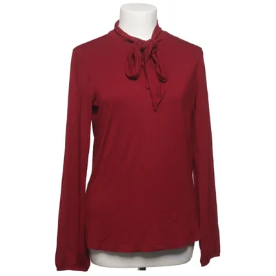 Sløjfebluse (Rød) fra Women Essentials by Tchibo Elastan, Viscose