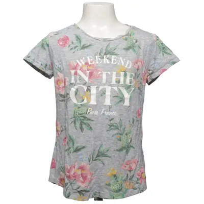 T-shirt (Grå, Flerfarvet) fra H&M Kids Bomuld, Viscose