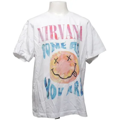 T-shirt (Blanc, Multicolore) de Nirvana Coton