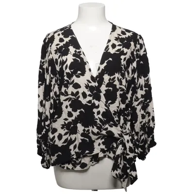 Wikkelblouse (Zwart, Wit) van Pernilla Wahlgren Viscose