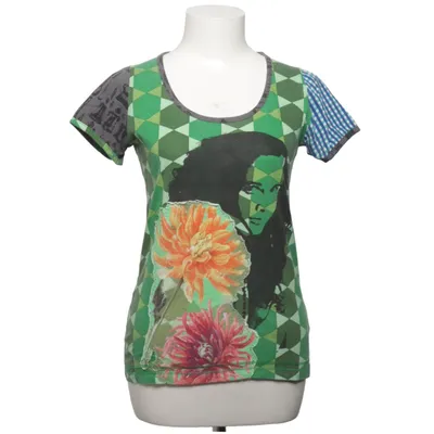 T-shirt (Groen, Meerkleurig) van Desigual Katoen