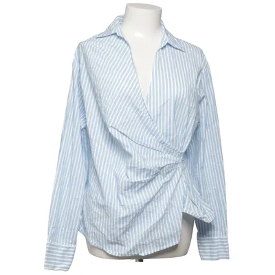 Blouse (Bleu, Blanc) de Reserved Coton, Polyester