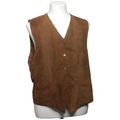 Leather vest (Brown) Leather
