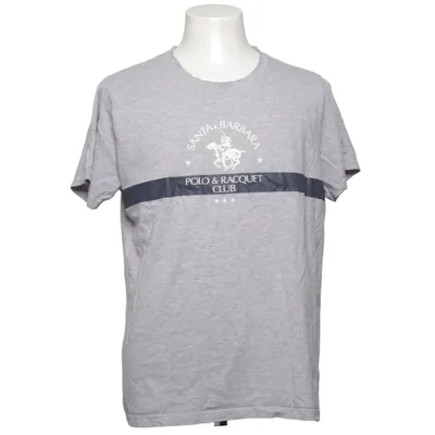T-shirt (Gray, Blue, Multicolored) from Santa Monica Polo Club Cotton, Polyester