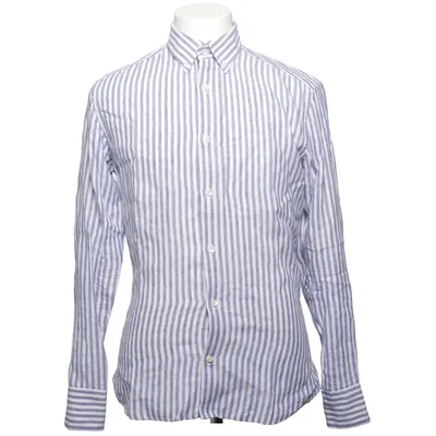 Hemd (Blau, Weiß) von Tailor Store Leinen