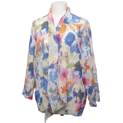 Blus (Vit, Flerfärgad) från Godske Polyester