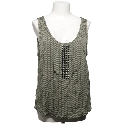 Tank Top (Green, Gray) from Rosemunde Elastane, Silk