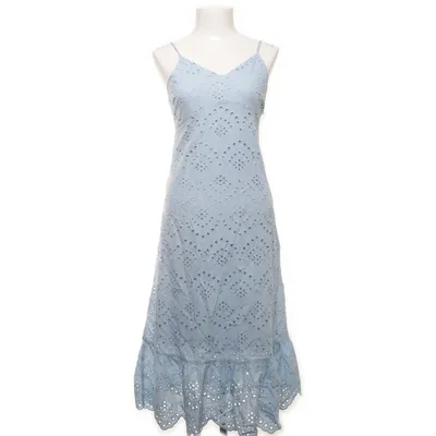 Långklänning (Blå) från Pieces Bomull, Viskos