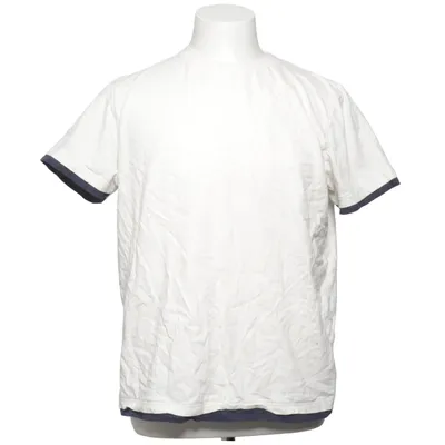 T-shirt (Weiß, Blau) von Folk Baumwolle