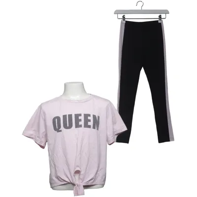 Trainingsanzug Set (Pink, Schwarz, Weiß) von PatPat Baumwolle, Elasthan