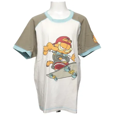 T-shirt (Beige, Blau, Braun) von H&M Baumwolle