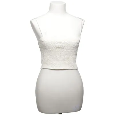 Crop top (Beige) från 10 Days Elastan, Ekologisk bomull