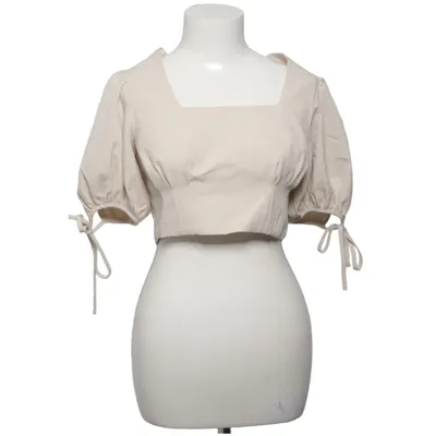 Crop top (Beige) från Fashion Union Bomull, Elastan, Polyester, Viskos