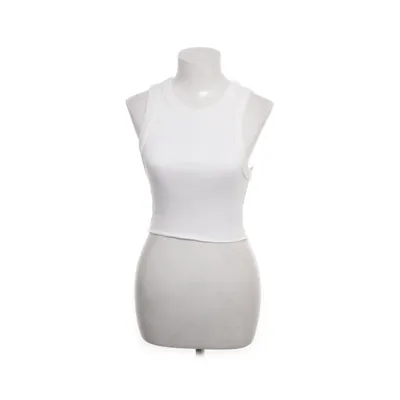 Crop top (Vit) från Abrand Jeans Bomull, Elastan