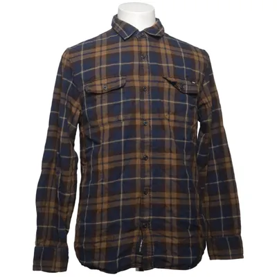 Chemise en flanelle (Bleu, Marron) de Vans Coton