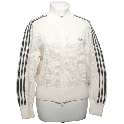 Träningsjacka (Beige, Svart) från Adidas Återvunnen polyester