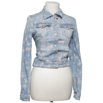 Spijkerjas (Blauw, Roze) van Stradivarius Katoen, Elastaan