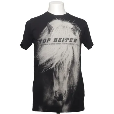 T-shirt (Sort) fra Top Reiter Bomuld, Elastan