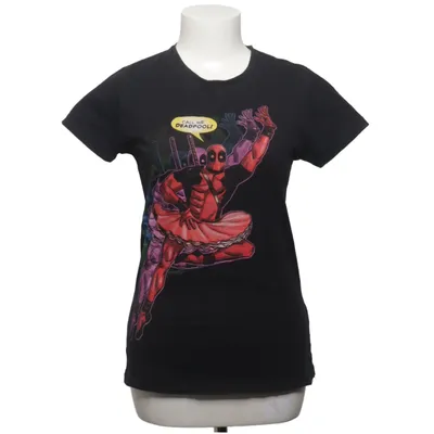 T-shirt (Sort, Flerfarvet) fra Marvel Bomuld