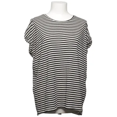 T-shirt (Sort, Hvid) fra Aware by Vero Moda Elastan, Tencel