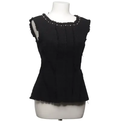 Top (Zwart) van Rebecca Taylor Katoen, Polyester, Wol