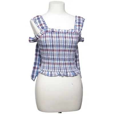Crop top (Blå, Vit, Röd) från Collusion Bomull, Elastan, Polyester