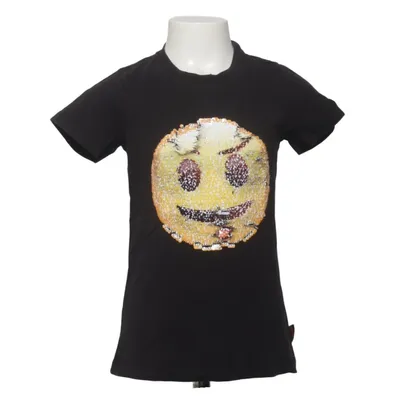 T-shirt (Zwart) van Emoji Katoen