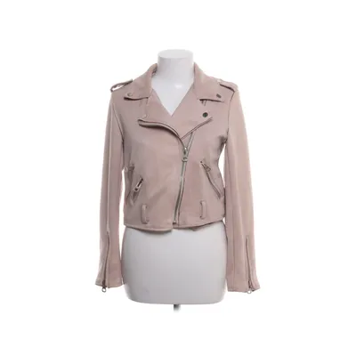 Bikerjacka (Beige) från Zara Basic Outerwear Elastan, Polyester