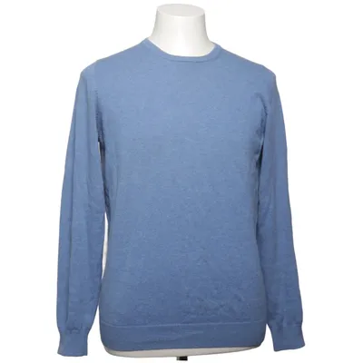 Sweater (Blue) from Alan Paine Cashmere, Cotton
