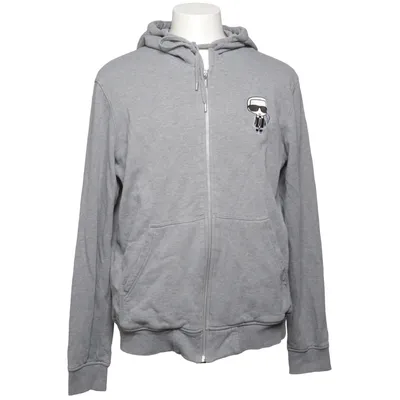 Kapuzenpullover (Grau) von Karl Lagerfeld Baumwolle