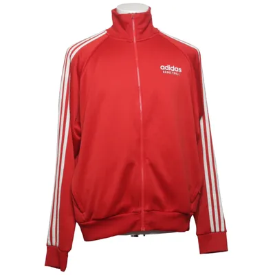 Sports jacket (Red, White) from Adidas Elastane, Polyester