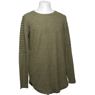 Sweater (Green) from Leif Nelson Elastane, Polyester, Viscose