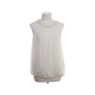 Top (Beige) van Hallhuber Elastaan, Zijde, Viscose
